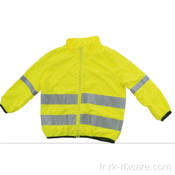 Veste de sécurité réfléchissante très visible pour enfants